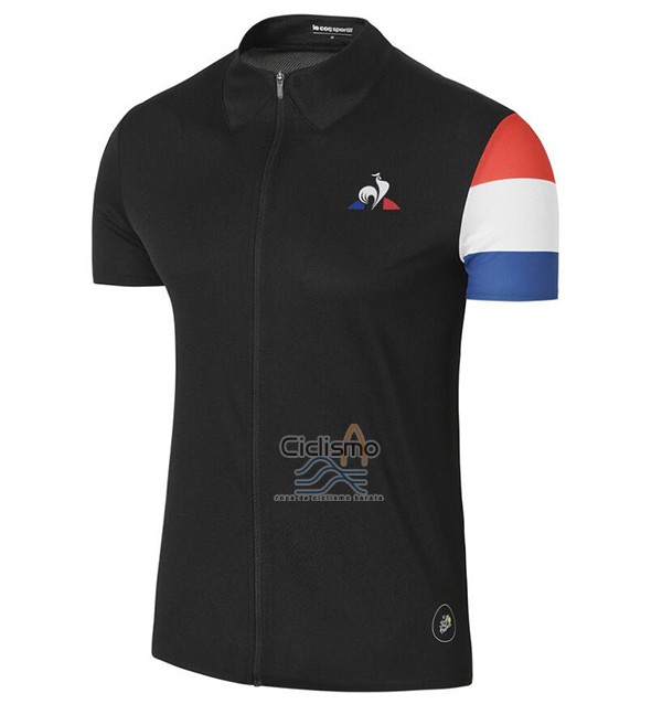 Coq Sportif Tour DE Francia Ropa Ciclismo Culotte Corto 2017 Hombre Mangas Cortas Negro